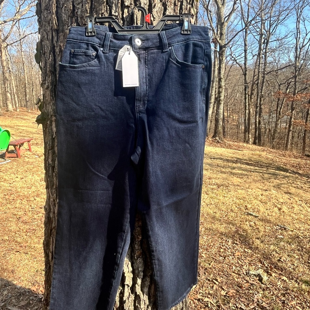 Universal Standard Women's Straight Leg Jeans - Dark Blue